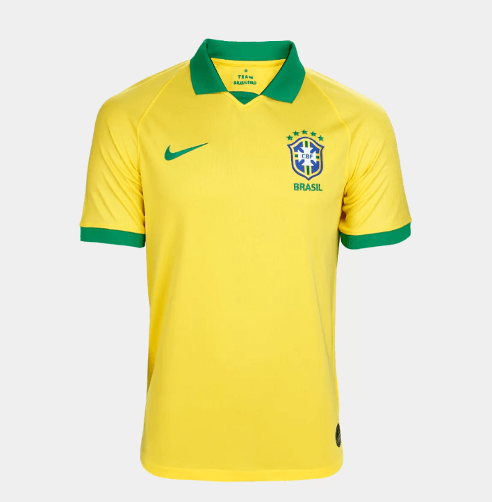 Camisa do Brasil Polo Amarela 1 19/20