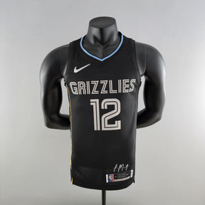 Camisa NBA Memphis Grizzlies #12 Morant - Honor Edition Black