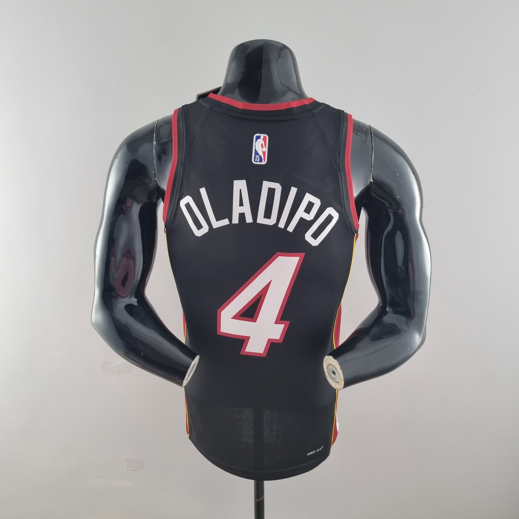 Camisa NBA Miami Heat #4 Oladipo - 75° Aniversário Black