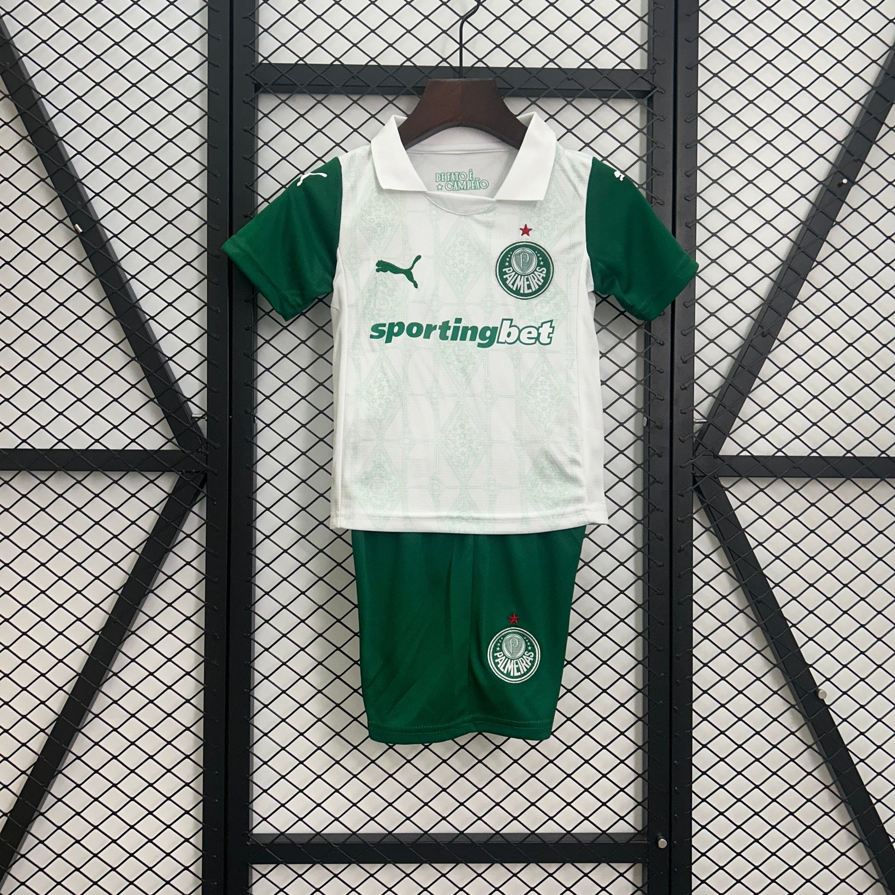 Kit Infantil Palmeiras 25/26 Away - Branco