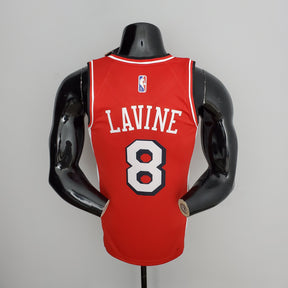 Camisa NBA Chicago Bulls #8 Lavine - 75° Aniversário Red