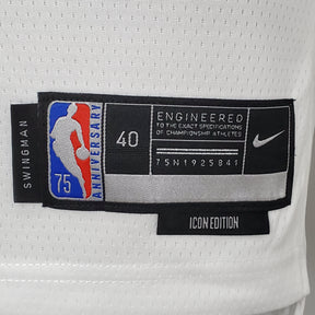 Camisa NBA Memphis Grizzlies #12 Morant - 75° Aniversário White