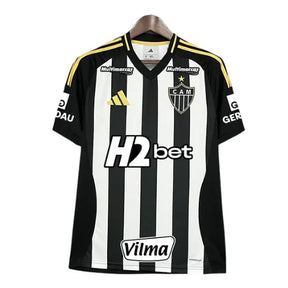 Camisa Atletico Mineiro Home 25/26 - Preta e Branca