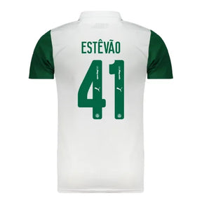 Camisa Palmeiras Away 25/26 Jogador - Branca #Estêvão41