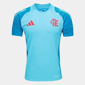 Camisa Flamengo Treino 25/26 Azul e Vermelho