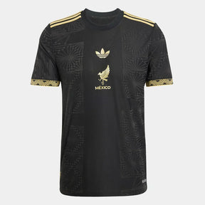 Camisa México 25/26 Ouro Adidas Masculina - Preto+Dourado