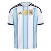 Camisa Infantil Argentina 2026 Home Com Patch Campeão