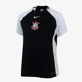 Camisa Nike Corinthians II 25/26 Torcedora Pro Feminina - Preto+Branco