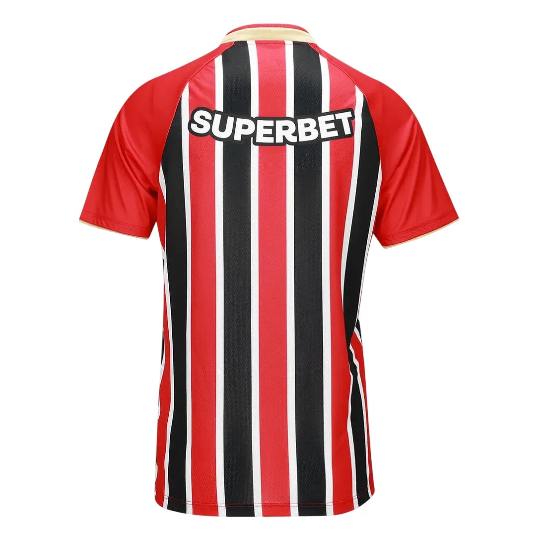 Camisa São Paulo Feminina Away 25/26 - Vermelha e Preta