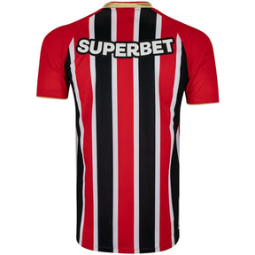 Camisa São Paulo Away 25/26 - Vermelha e Preta