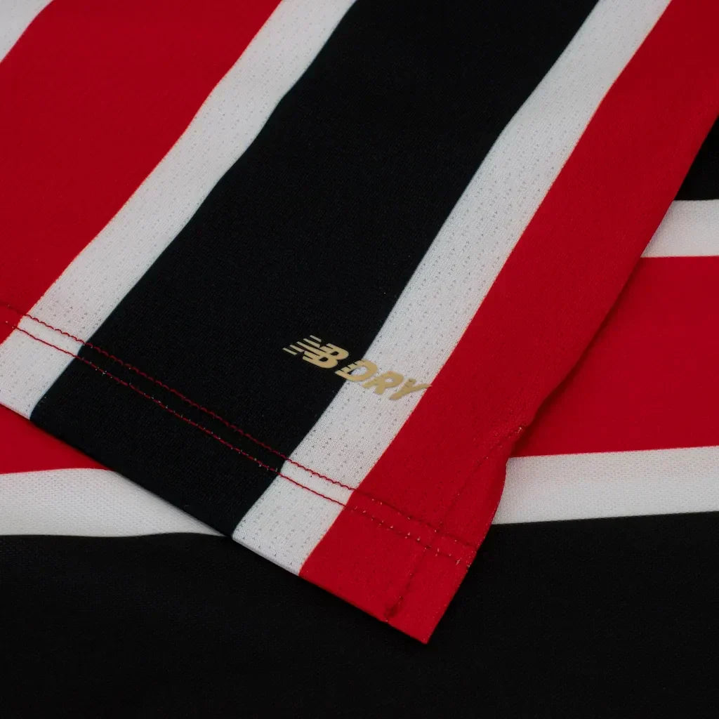 Camisa São Paulo Away 25/26 - Vermelha e Preta