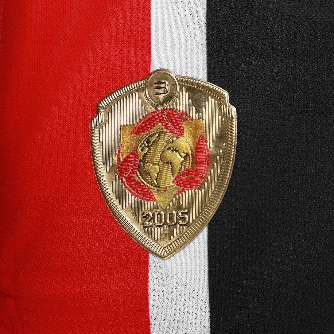 Camisa São Paulo Away 25/26 Jogador - Vermelha e Preta
