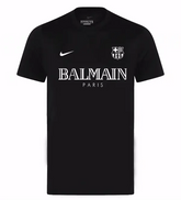 Camisa Barcelona x Balmain Masculina Torcedor 24/25 - Preta