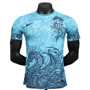 Camisa Barcelona 25/26 Edição Especial - Azul Claro - Versão Jogador