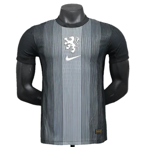 Camisa Países Baixos 25/26 Goleiro - Preto - Versão Jogador