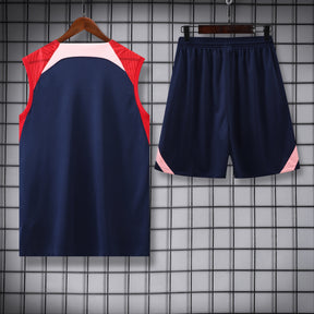 Kit Treino Atlético de Madrid 23/24 Nike - Vermelho com Azul