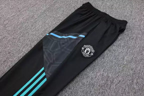 Conjunto Manchester United 23/24 Branco e Azul - Adidas - Com Ziper