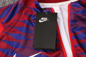 Conjunto Inverno Barcelona Azul e Grená Nike - Com Ziper