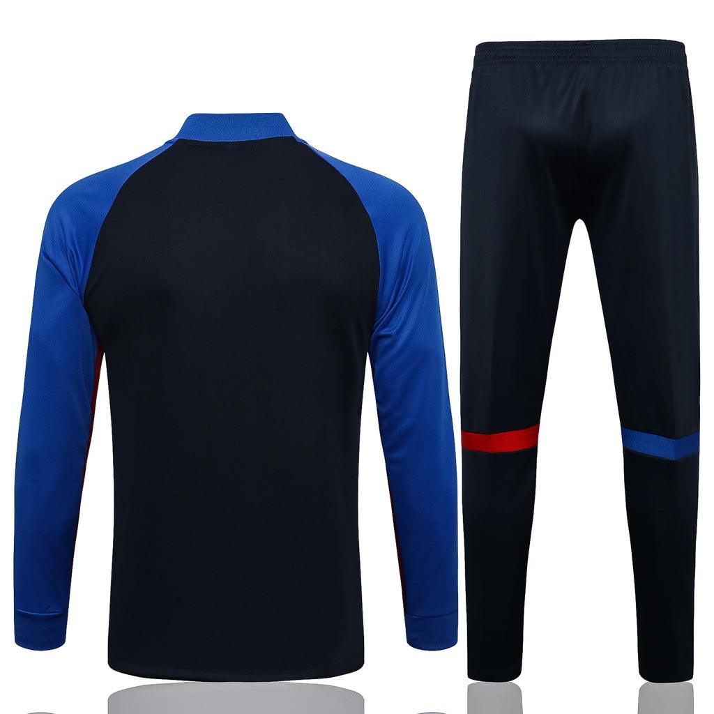 Conjunto Inverno Barcelona Azul Nike - Com Fecho