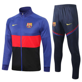 Conjunto Inverno Barcelona Azul e Vermelho Nike - Com Fecho