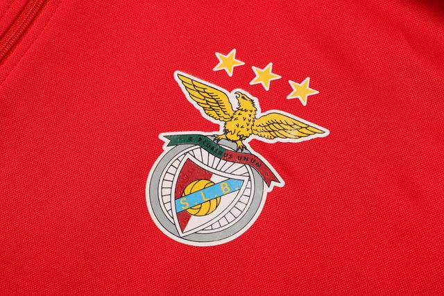 Conjunto Inverno Benfica Vermelha Adidas- Com Ziper
