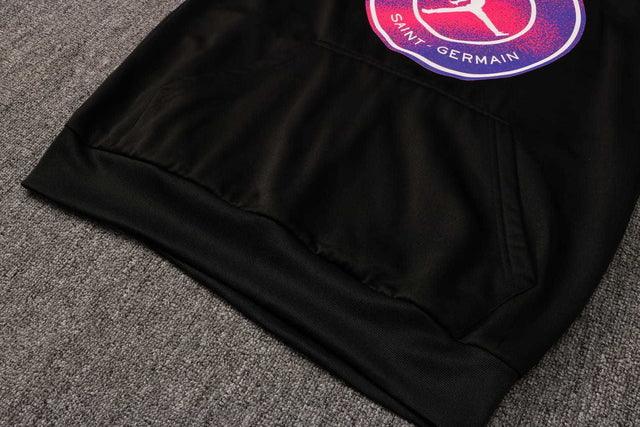 Conjunto Inverno PSG Preto Jordan - Com Capuz