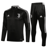 Conjunto Juventus  Preta Adidas - Com Ziper