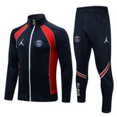 Conjunto Inverno PSG Azul e Vermelha Jordan - Com Fecho