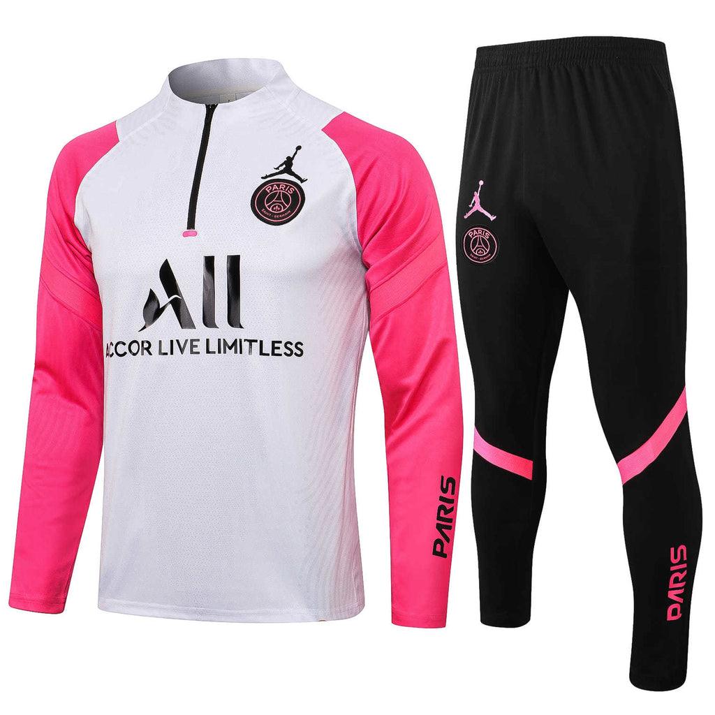 Conjunto Inverno PSG Nike - Branco e Rosa