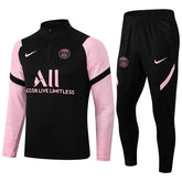 Conjunto Inverno PSG Preta e Rosa Nike - Com Ziper