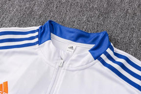 Conjunto Inverno Real Madrid Branco Adidas - Com Ziper