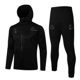 Conjunto Inverno Real Madrid Preto Adidas - Com Fecho e Capuz