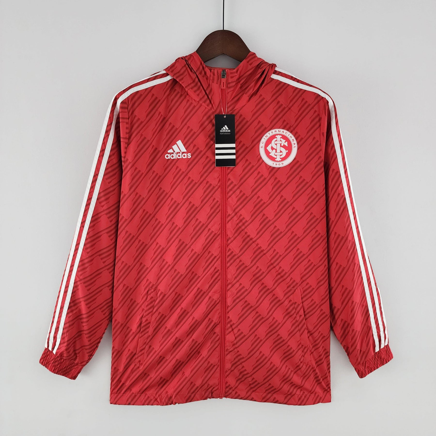 Corta-vento Internacional Adidas - Vermelho