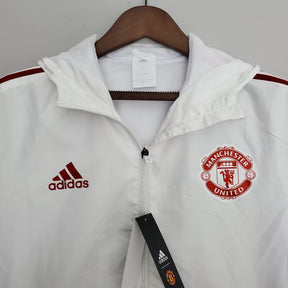 Corta-vento Manchester United Adidas - Branco