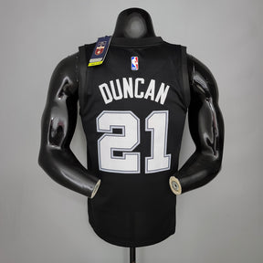 Camisa NBA San Antonio Spurs #21 Duncan - City Edition Black