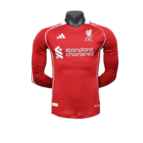 Camisa Liverpool I 25/26 - Manga Longa