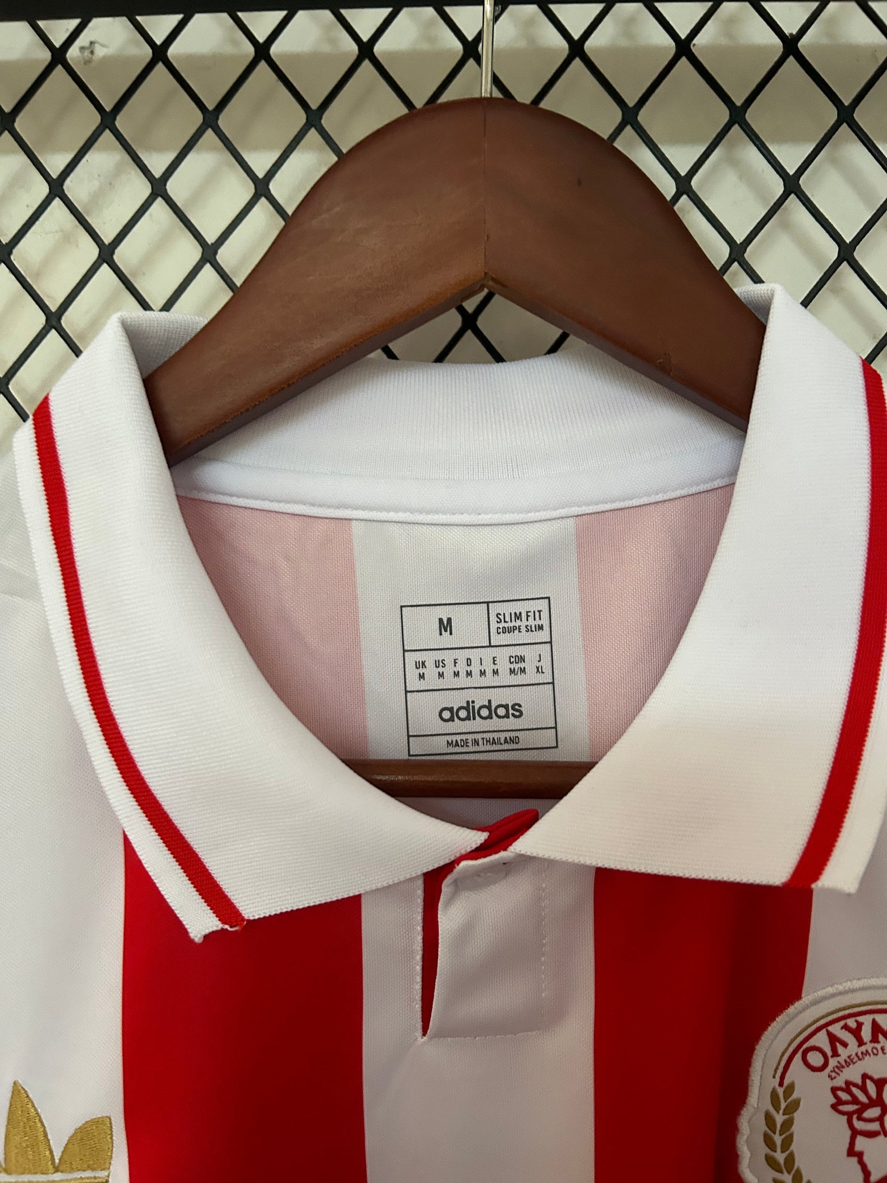 Camisa do Olympiacos 25/26 100th Anniversary